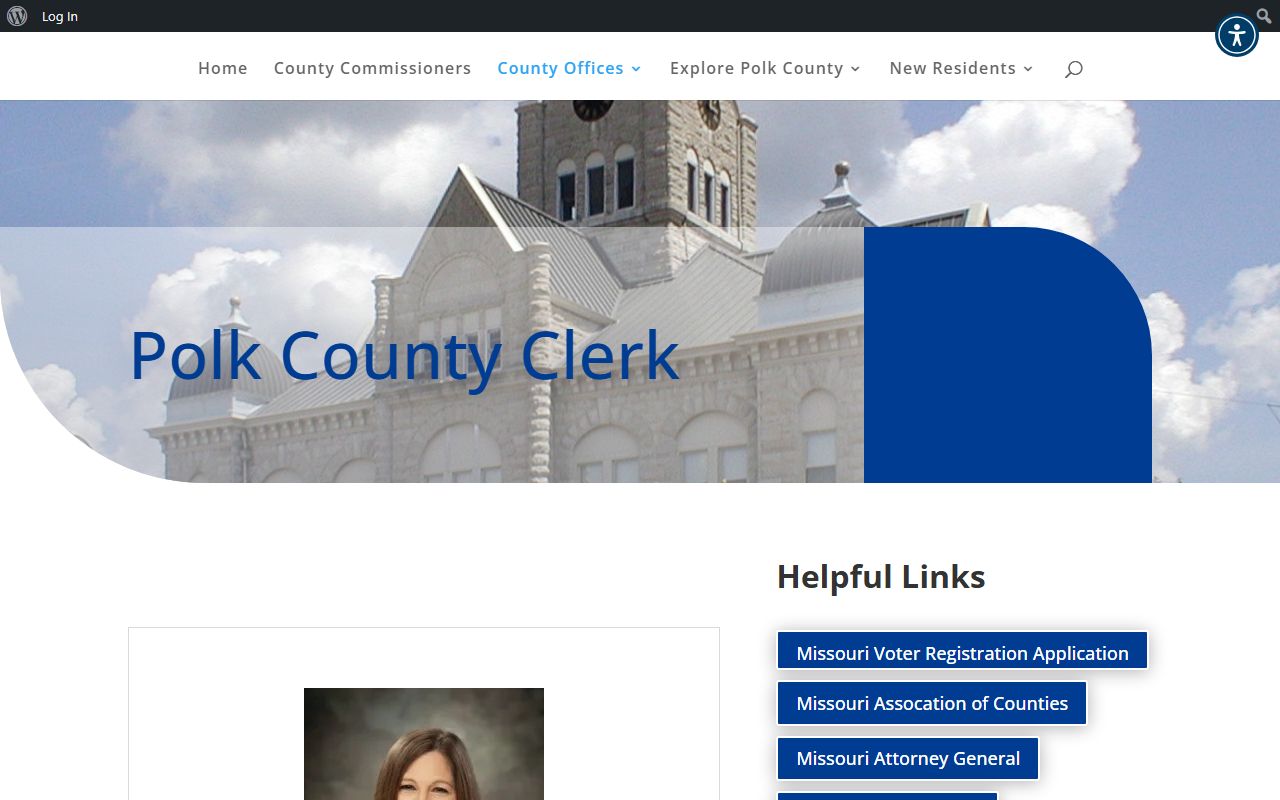 Polk County Clerk county office records reference