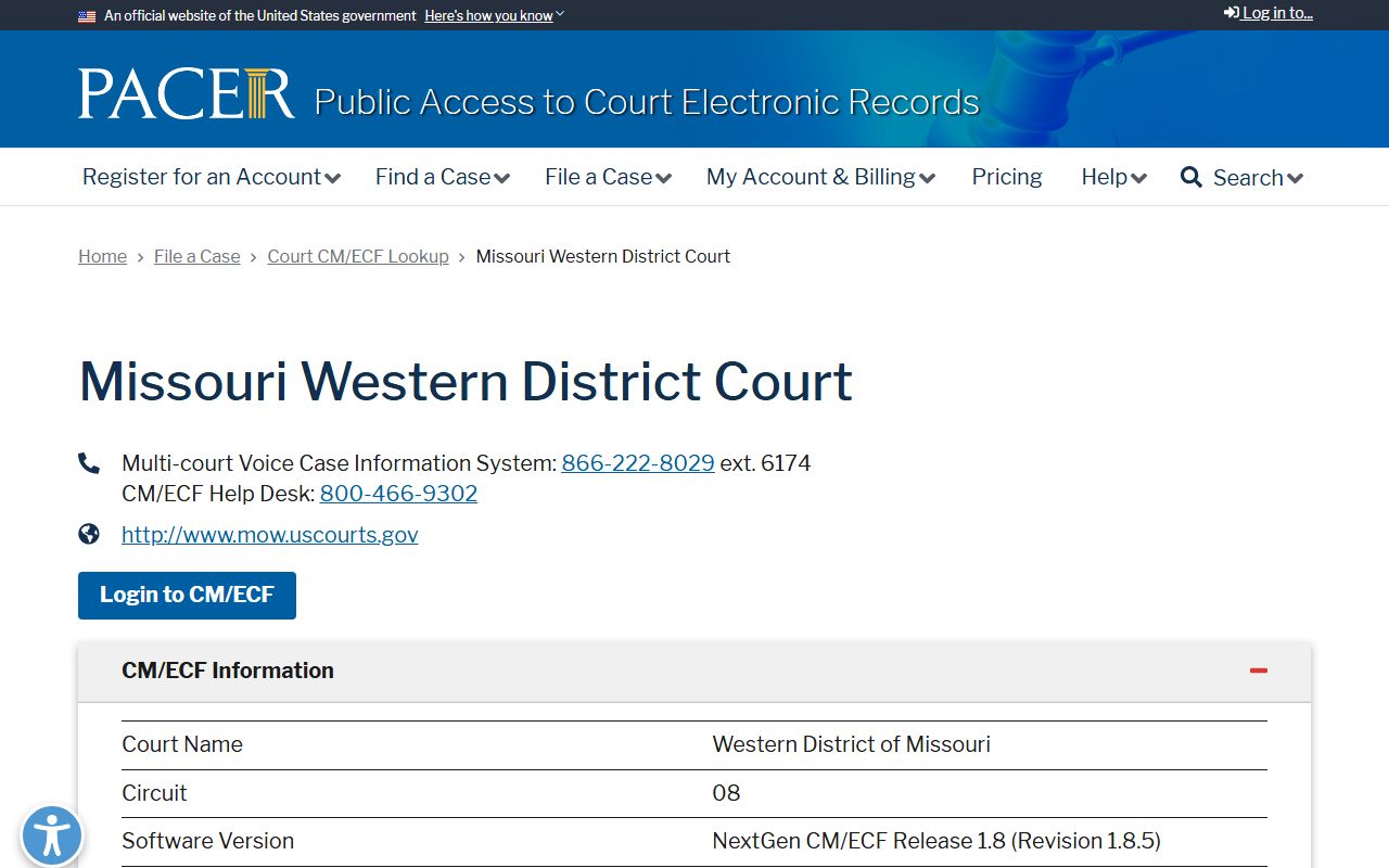 Polk County court records PACER federal case lookup