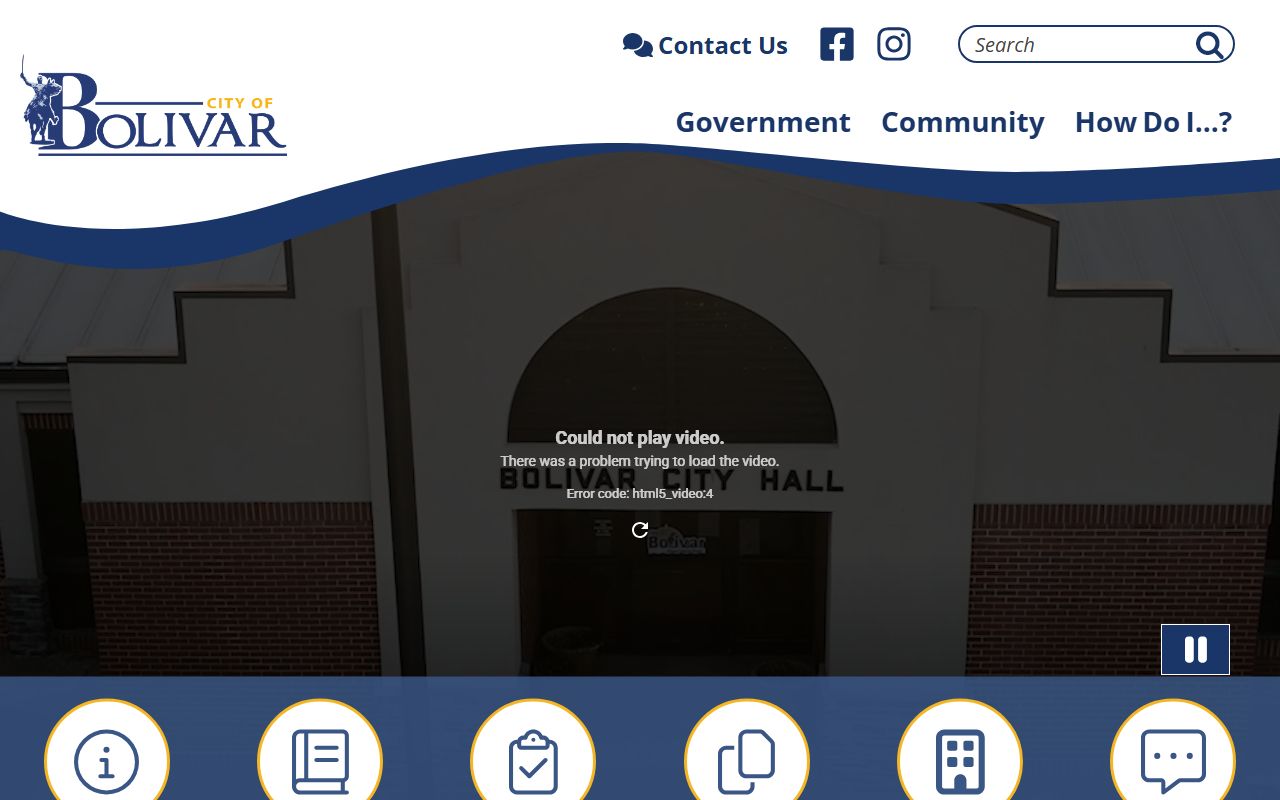Polk County traffic court records Bolivar Missouri city reference