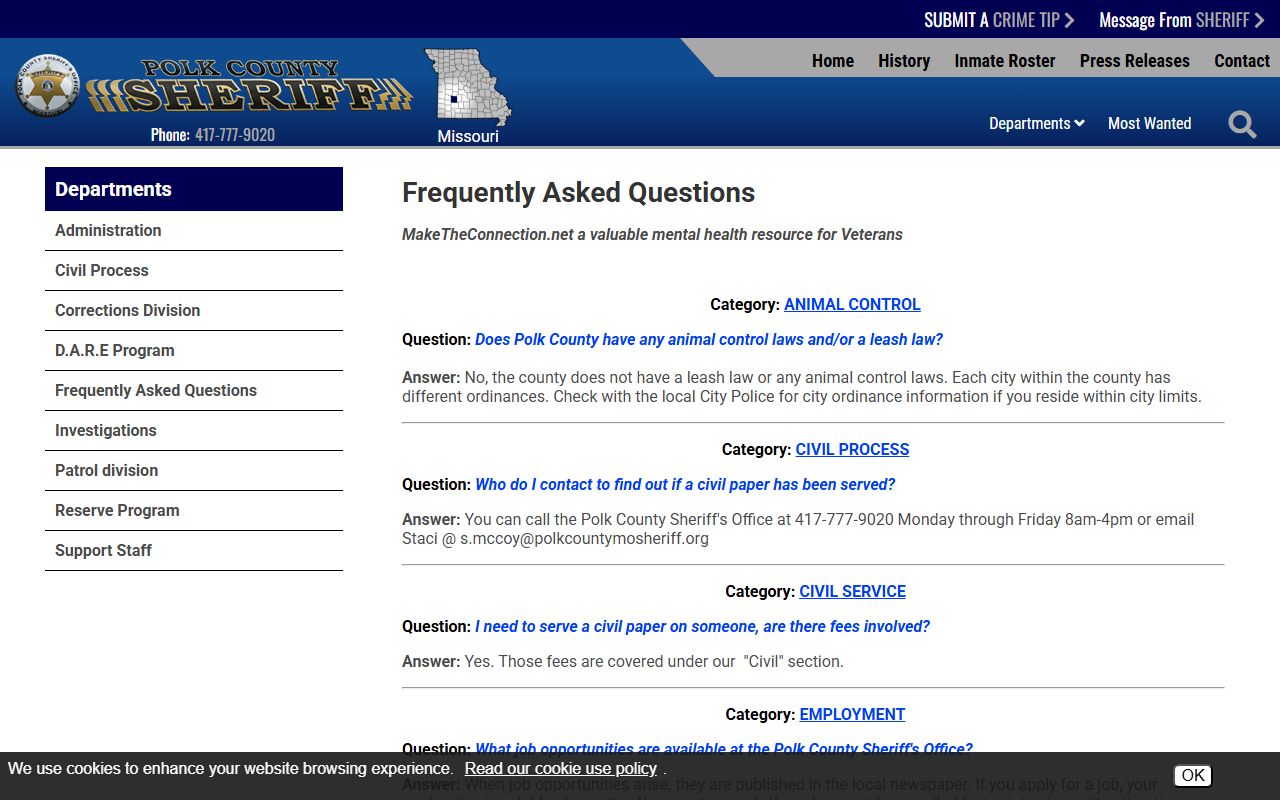 Polk County warrant search sheriff FAQ